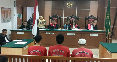 Tiga Terdakwa Kredit Motor Fiktif Divonis 2 Tahun Penjara di PN Batam