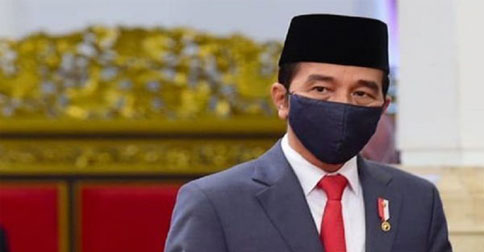 Presiden Jokowi  Ingatkan Promosi Penggunaan Masker  