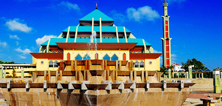  Gambar  Masjid  Raya Batam  denah
